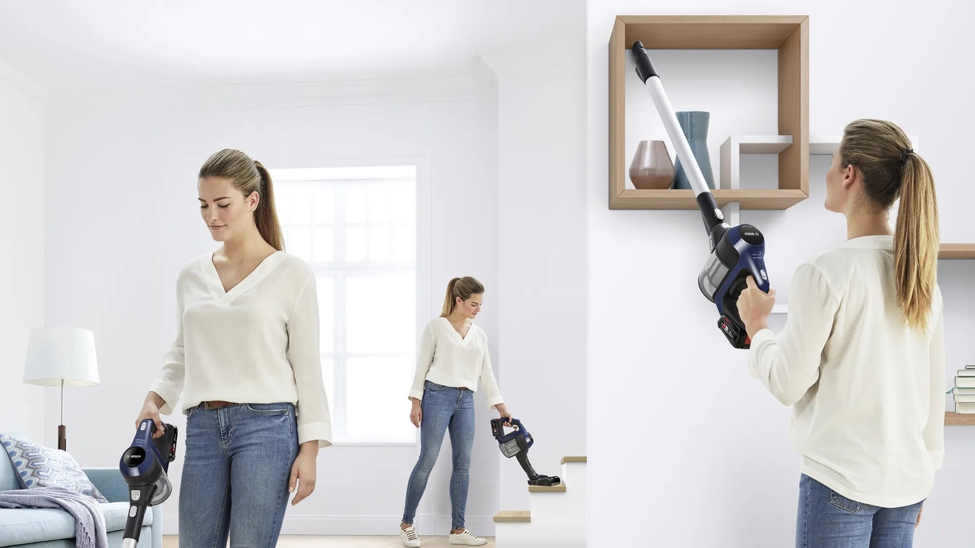 Bosch Serie 6 BCS611P4A bežični štapni usisavač Unlimited 6 u upotrebi